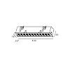 Skarlat  RSL74108 12×2W WH+BK 4000K-0