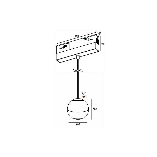 Skarlat RGD2018 6W BK 3000K