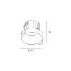 Skarlat  RSL74238 10W WH 3000K-0