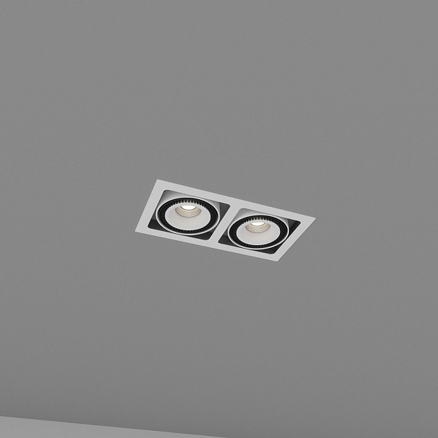 Skarlat  RGL7116-2 2×18W WH+BK 4000K