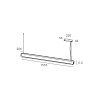 Skarlat  RHL77018 45W WH+BK 3000K-0