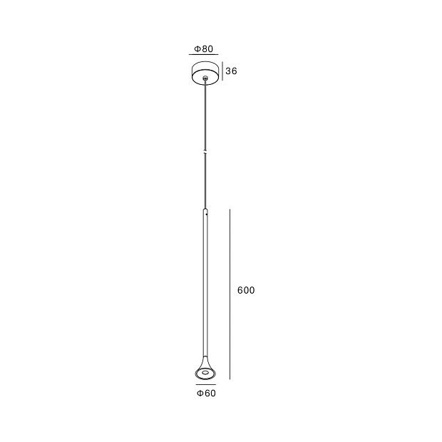Skarlat  RHL7750 5W BK 4000K